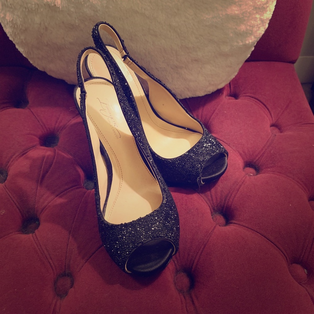 Vince Camuto Sling Back Peep Toe Heel